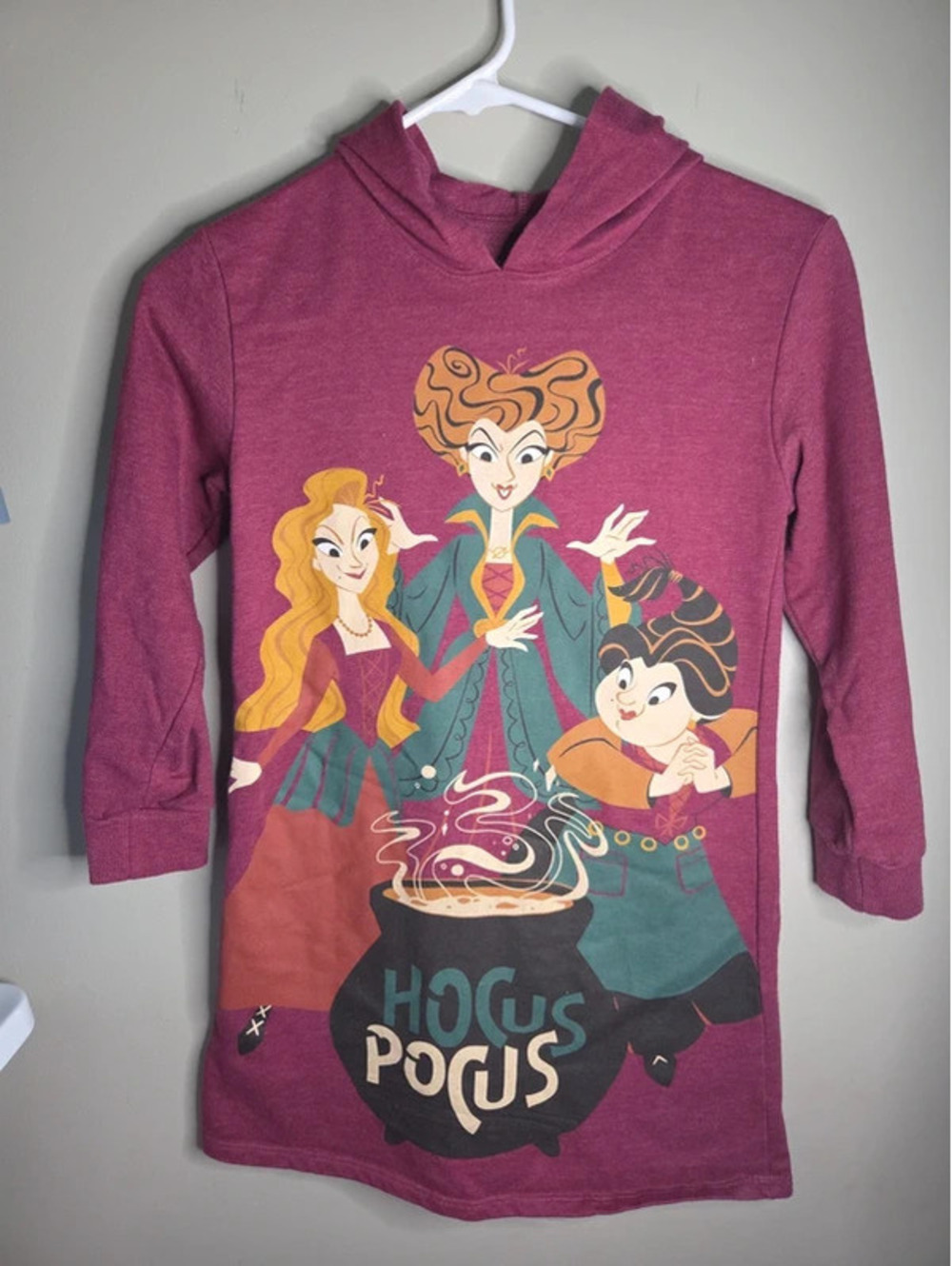 Hocus Pocus Sweatshirt Hoodie Dress Girls 7/8